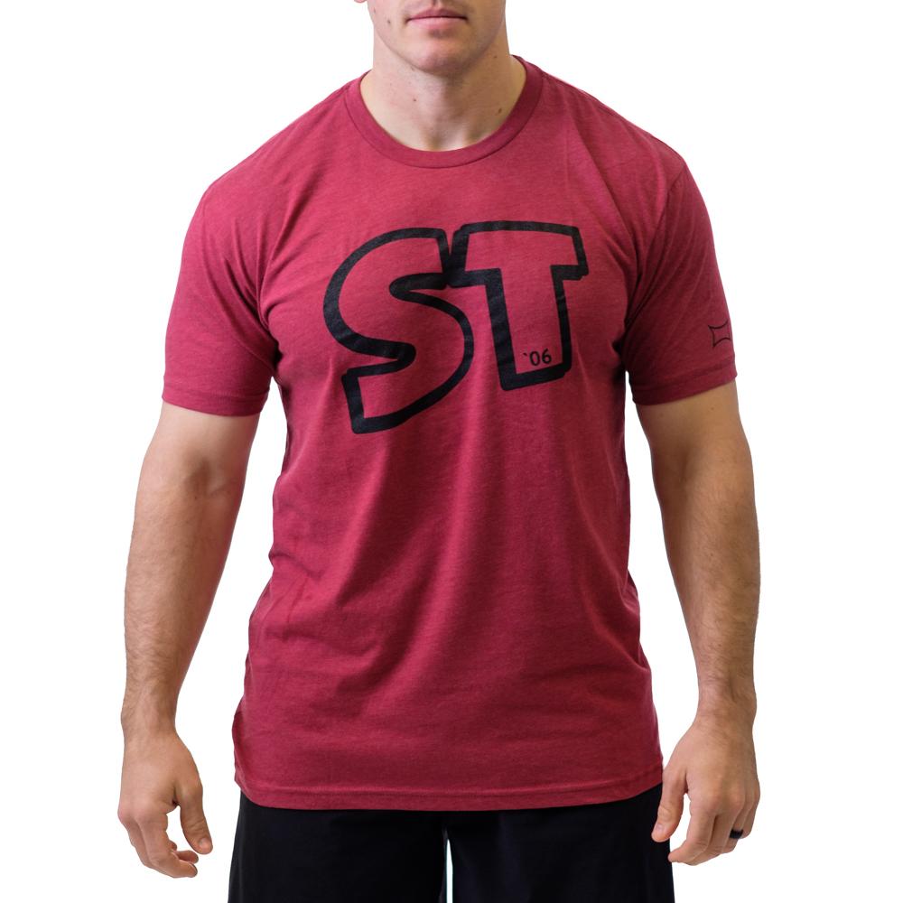 ST Track Shirt Cardinal - Image 01