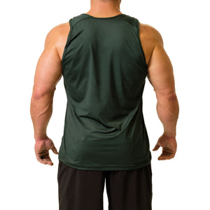 Men's STrong Performance Tank Green - Image 03