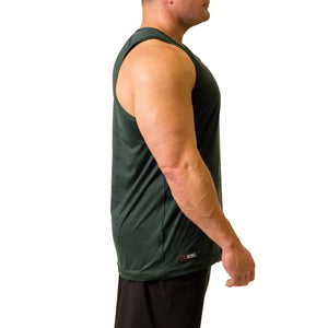 Men's STrong Performance Tank Green - Image 02