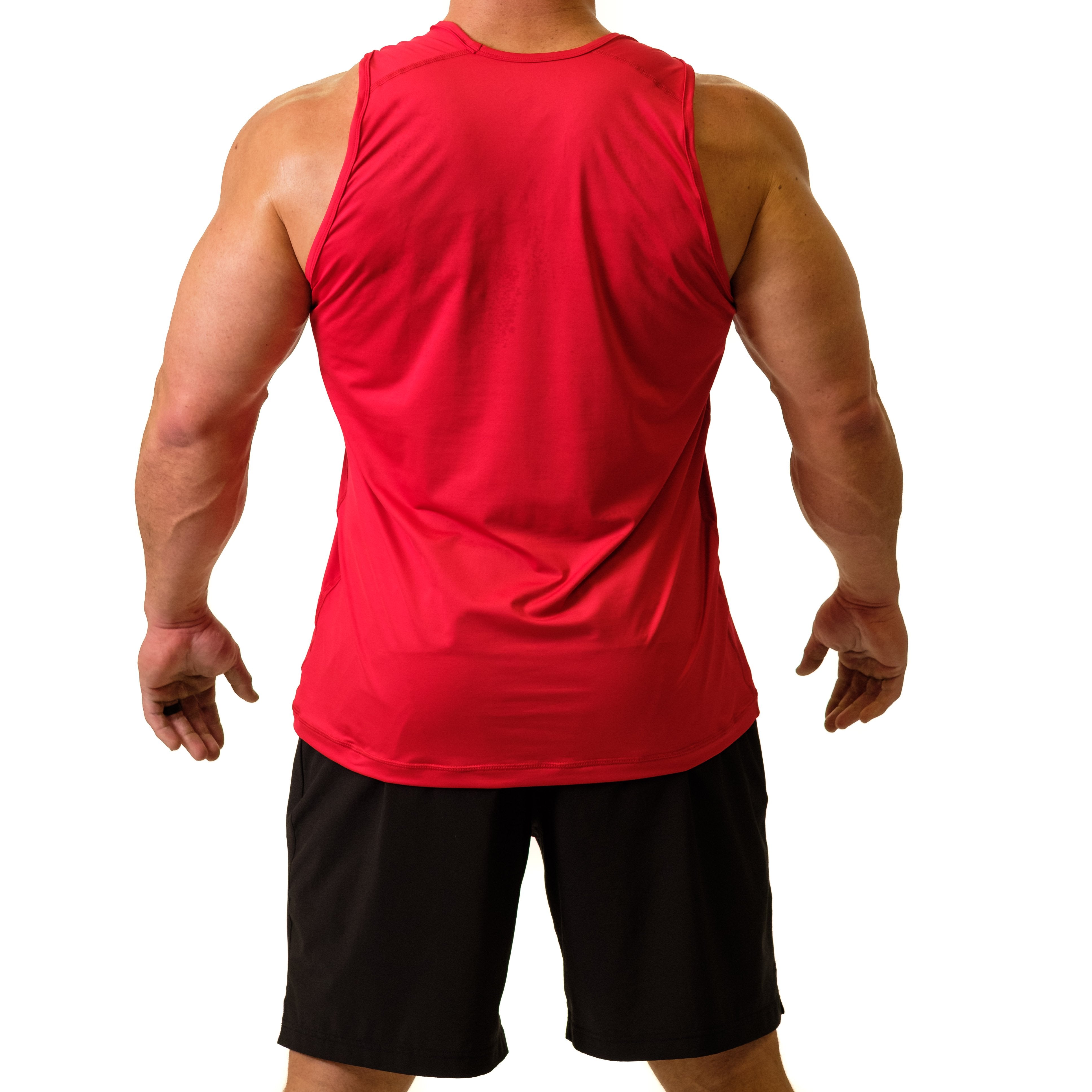 Men's STrong Performance Tank Red - Image 03